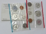 1964 KENNEDY P AND D SILVER SET