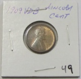 1909 VDB Lincoln Cent XF/AU