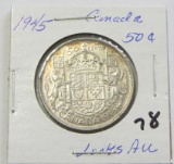 1945 Canada 50 Cent 