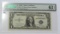 STAR $1 SILVER CERTIFICATE PMG 63 EPQ 1935-F