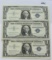 Lot of 3 - 1957B  $1 Silver Certificates Blue Seal