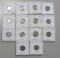 NEW ZEALAND 3 PENCE LOT SILVER 1950s 1960s