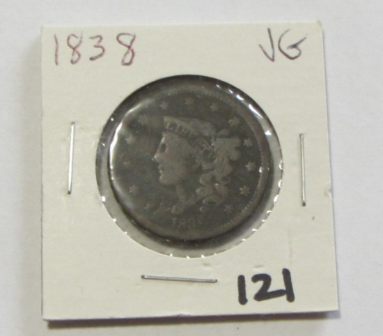 1838 LARGE CENT