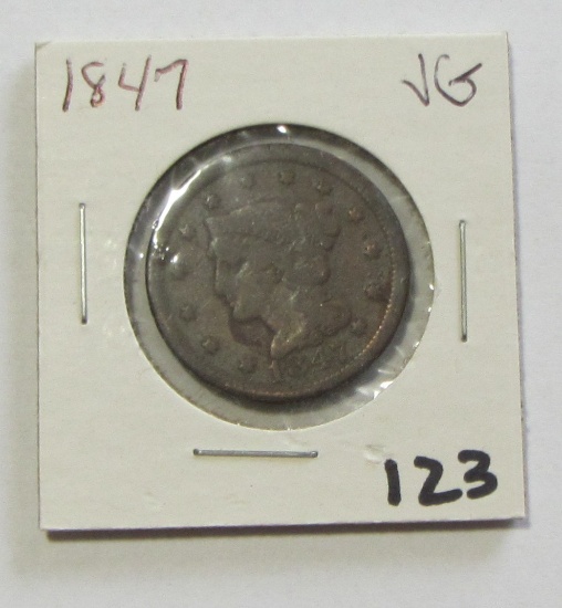 1847 LARGE CENT