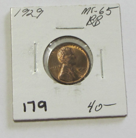 1929 UNC WHEAT CENT