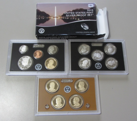 2013 SILVER PROOF SET TOUGHER DATE