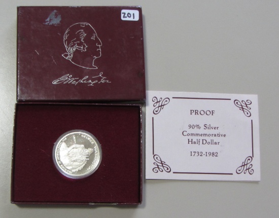 SILVER PROOF WASHINGTON HALF 1982