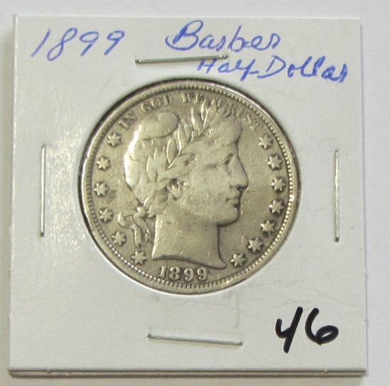 1899 Barber Half Dollar