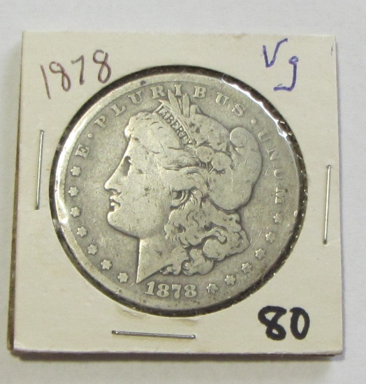 $1 1878 MORGAN SILVER DOLLAR