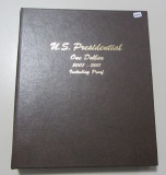 2007 TO 2011 PROOF U.S. $1 PRESIDENTIAL SERIES IN FOLDER 59 COINS TOTAL