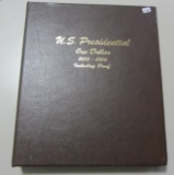 2012 TO 2016 PROOF U.S. $1 PRESIDENTIAL SERIES IN FOLDER 57 COINS TOTAL