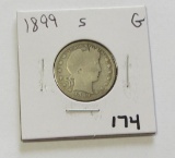 1899-S BARBER QUARTER