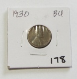 1930 BU WHEAT CENT