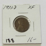 1931-D WHEAT CENT XF