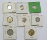 LOT OF WORLD COINS SOUTH AFRICA SILVER AUSTRALIA BRITAIN FIJI