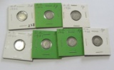 GREAT BRITAIN SILVER 3 PENCE LOT EARLY 20TH CENTURY DATES