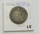 1854-O Liberty Seated Half Dollar