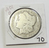 $1 1901-O MORGAN SILVER DOLLAR