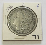 $1 1886-O MORGAN SILVER DOLLAR