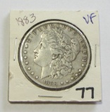 $1 1883 MORGAN SILVER DOLLAR