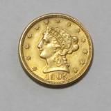 SHARP $2.5 1905 GOLD QUARTER EAGLE