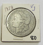 $1 1878 MORGAN SILVER DOLLAR