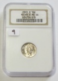 STUNNING GEM 1945-S MICRO S VARIETY NGC MS 66