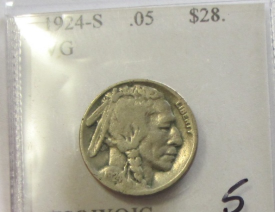 1924-S BUFFALO NICKEL