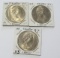 Lot of 3 - 1968, 1969 & 1970 Gibraltar 1 Crown