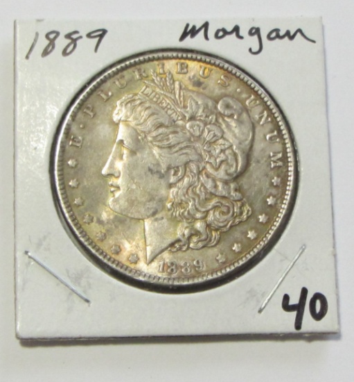 $1 1889 MORGAN SILVER DOLLAR