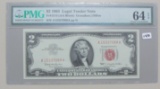 $2 1963 LEGAL TENDER PMG 64 EPQ