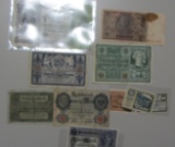 GERMAN EARLY MARK CURRENCY WITH NOTGELD