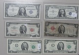 SILVER CERTIFICATE AND FRN $1 AND $2 LOT