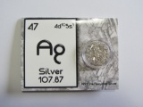 SEALED PURE SILVER WITH INFORMATIONAL CARD