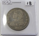 1832 CAPPED BUST HALF