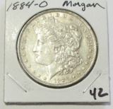 $1 1884-O MORGAN SILVER DOLLAR