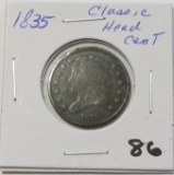 1835 CLASSIC HEAD 1/2 CENT