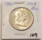 1951 Franklin Half Dollar BU