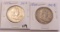 Lot of 2 - 1949 & 1950 Franklin Half Dollar