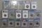 LARGE GRADED TYPE SET QUARTERS NICKELS CENT $1 ICG NGC PCGS