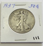 1937 Walking Liberty Half Dollar - Better Date
