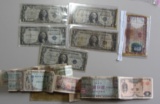 SHORT SNORTER LOT WITH HAWAII AND FOREIGN ROLL $1 SC WWII