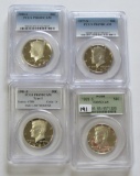 KENNEDY PROOF HALF PCGS 80-S 77-S 81-S 69-S