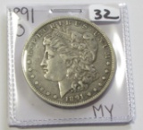 $1 1891-O MORGAN