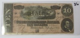$10 1864 CONFEDERATE