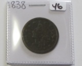 1838 LARGE CENT