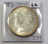 BU $1 1887 MORGAN