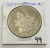 1883 Morgan Dollar 