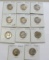 PROOF NICKEL LOT SPECTACULAR EYE APPEAL 1960s TO 1980s