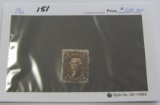 US Scott Stamp #76 Used No Gum 